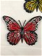 Set van 3 Vlinders, geheel metaal en vol in kleur-vlinder - 1 - Thumbnail