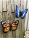 vlinder , muurdecocatie , kado - 5 - Thumbnail