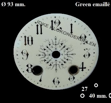 = Wijzerplaat = Franse pendule =47818 - 0