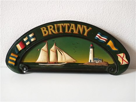 Houten wandbord Brittany - 0