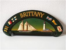 Houten wandbord Brittany