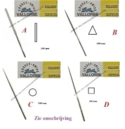 1e Kwaliteit precisie naaldvijl =Vallorbe Swiss=42014