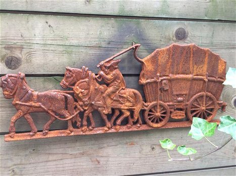 paard en wagen , muurdecoratie , kado - 0