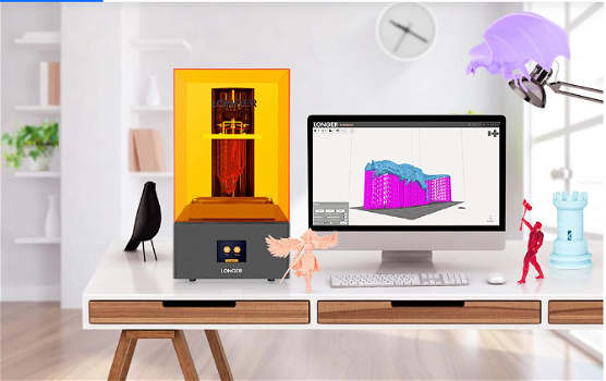 LONGER Orange 4K Resin 3D Printer, 10.5/31.5um Resolution - 1