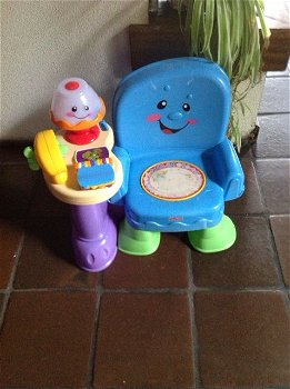 FISHER PRICE, muziekstoeltje, met lampje - 0