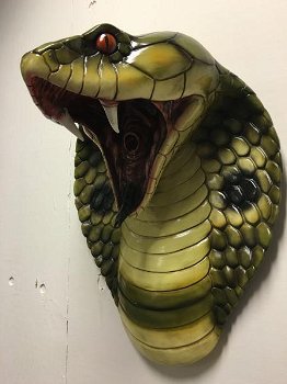 muurdecoratie , cobra , slang - 1