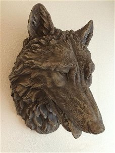 muurdecoratie , wolf , wolfenkop