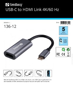 USB-C to HDMI Link 4K/60 Hz
