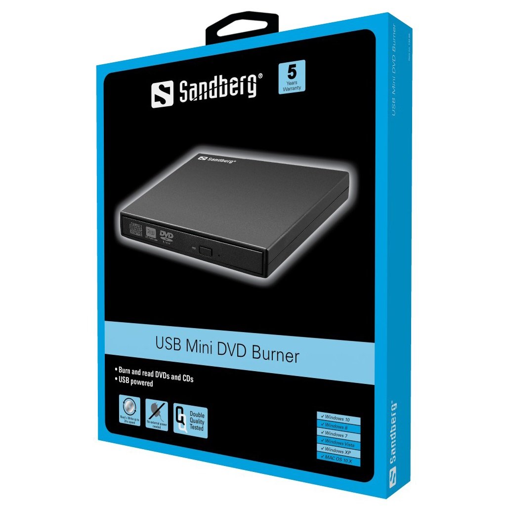 USB Mini DVD Burner externe USB aansluiting - Afbeelding 4