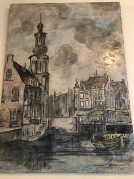 Leuk schilderij van Amsterdam - 0