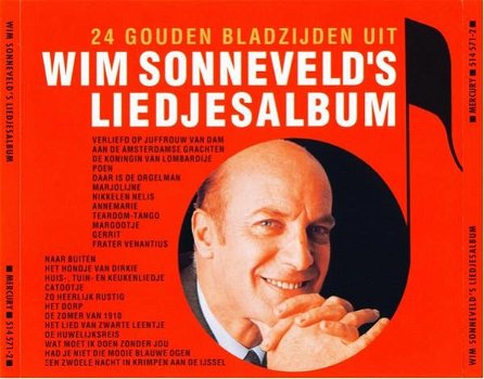 Wim Sonneveld – 24 Gouden Bladzijden Uit Wim Sonneveld's Liedjesalbum (2 CD) - 0