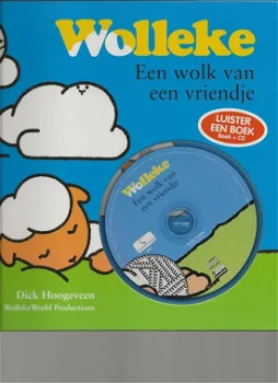 Dick Hoogeveen - Wolleke Een Wolk Van Een Vriendje (Boek & CD) Hardcover/Gebonden - 0