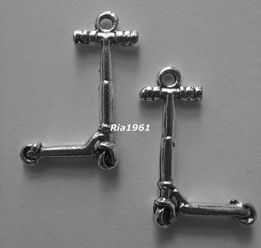 bedel/charm: autoped 15x25 mm ( nog 10 st) - 0