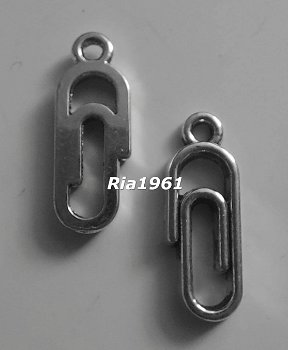 bedel/charm: paperclip 19x7 mm - 0