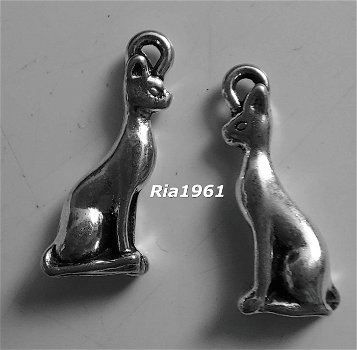 bedel/charm : sphynx cat - 20x8 mm (nog 15,) - 0