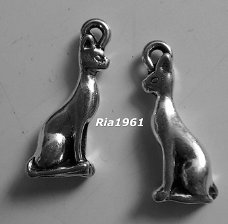 bedel/charm : sphynx cat - 20x8 mm (nog 15,)