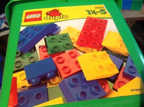 LEGO - DUPLO - in opbergbox, inhoud , zie foto - leuk starters set - 0