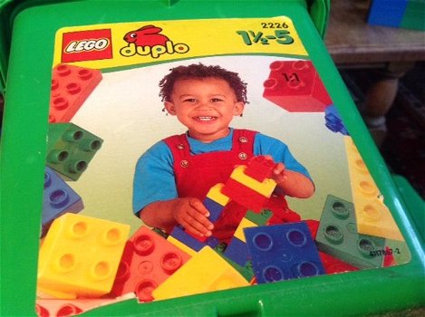 LEGO - DUPLO - in opbergbox, inhoud , zie foto - leuk starters set - 1