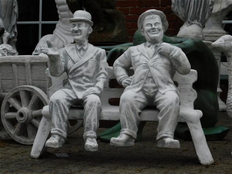 Laurel en Hardy , tuinbeeld - 3