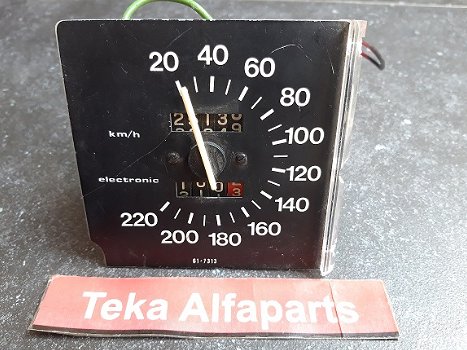 Alfa Romeo 6 (119) Snelheidsmeter Kilometerteller Tachometer Speedometer 61-7313 Used - 0