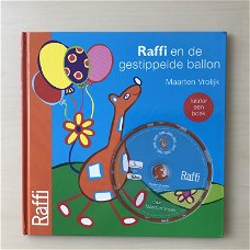 Maarten Vrolijk  -  Raffi En De Gestippelde Ballon (Boek & CD) Hardcover/Gebonden