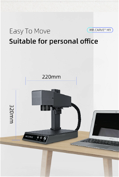 MR CARVE M1 2W Optical Fiber Marking Machine - 4