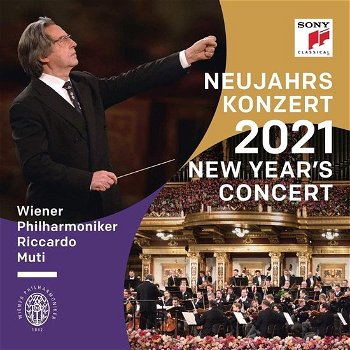 Riccardo Muti - Vienna Philharmonic – Neujahrskonzert 2021 New Year's Concert (2 CD) Nieuw - 0