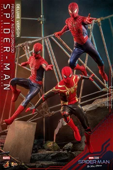 Hot Toys Spider-Man No Way Home Friendly Neighborhood Figure Deluxe MMS662 - 4