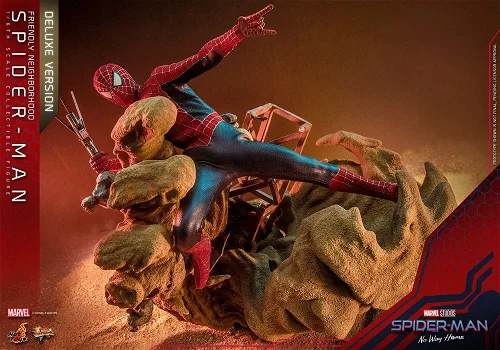 Hot Toys Spider-Man No Way Home Friendly Neighborhood Figure Deluxe MMS662 - 6