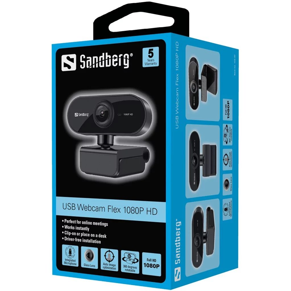 USB Webcam Flex 1080P HD - Afbeelding 7
