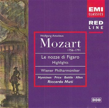 Riccardo Muti - Mozart, Wiener Philharmoniker, Hynninen, Price, Battle, Allen – Le Nozze Di Figaro - 0