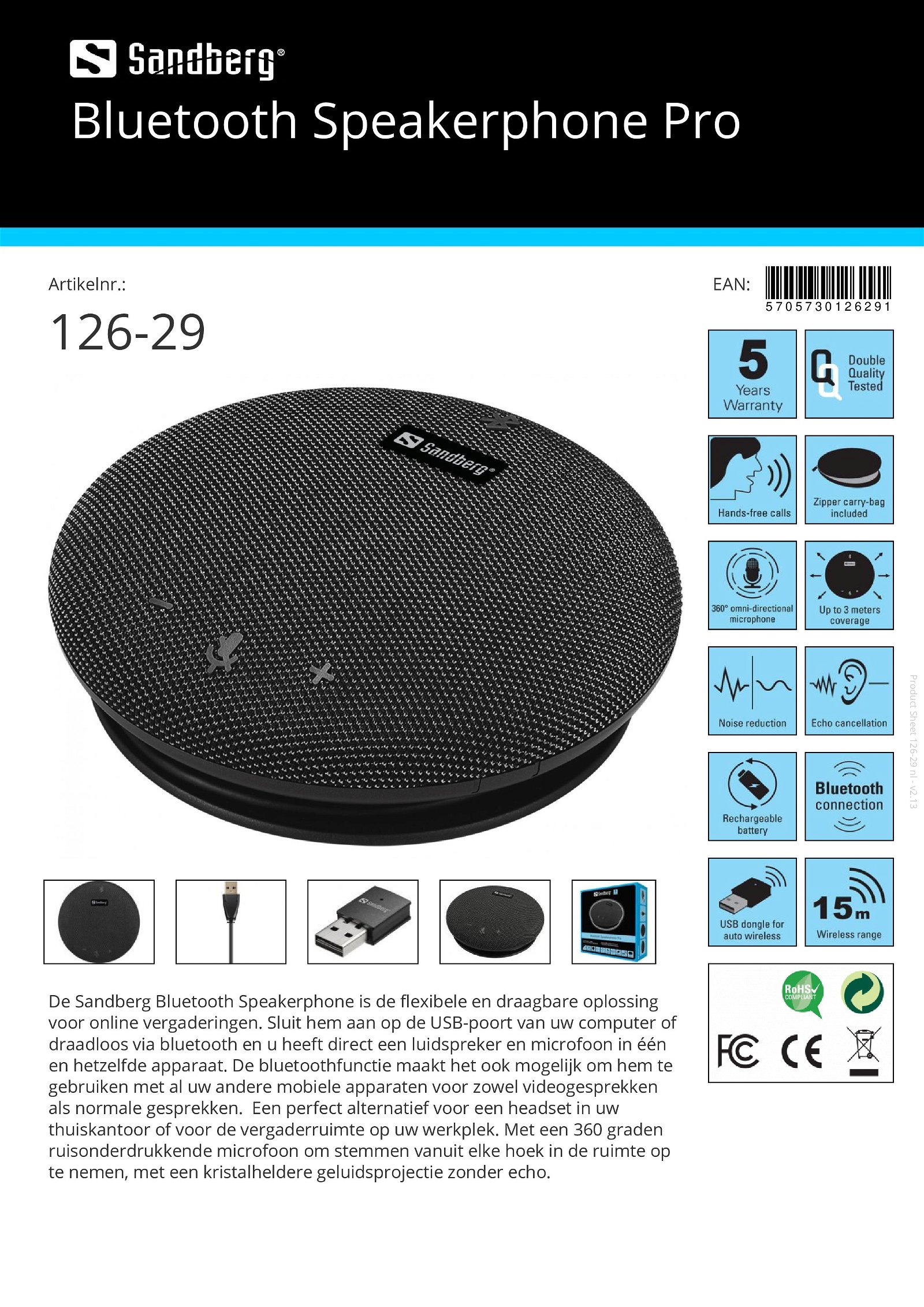 Bluetooth Speakerphone Pro - nr. 1