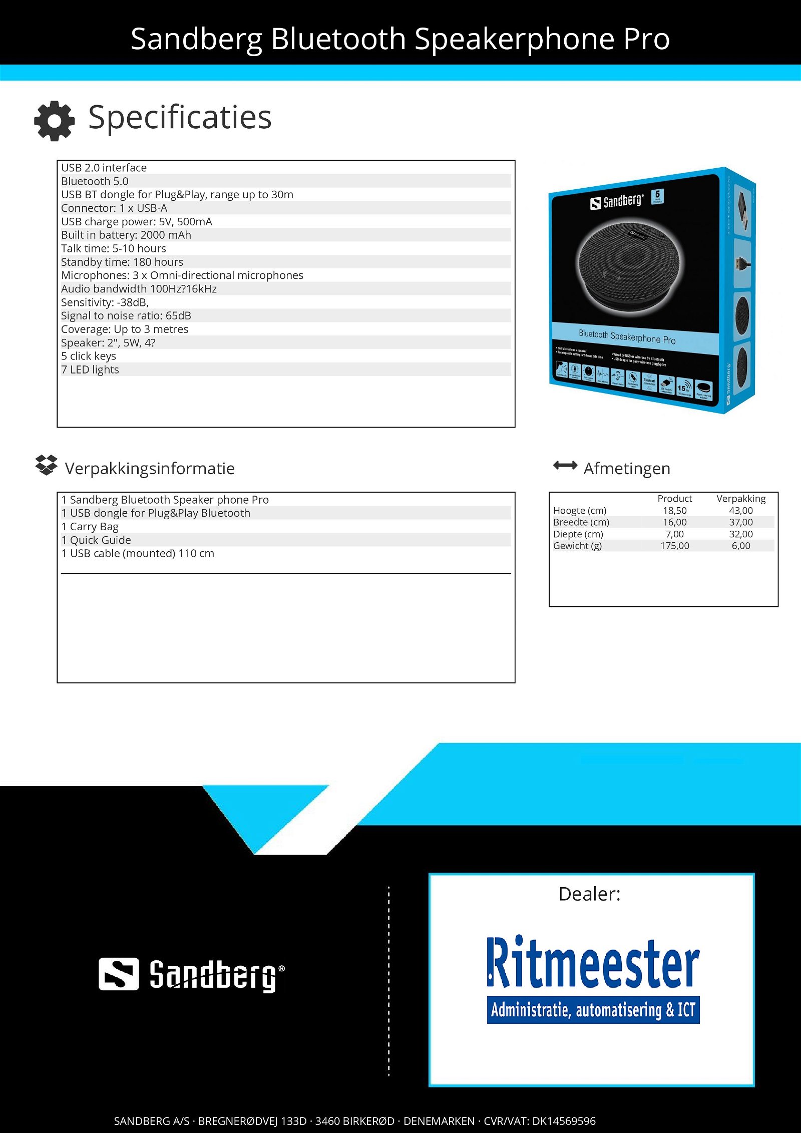 Bluetooth Speakerphone Pro - Afbeelding 3