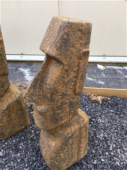 MOAI, groot stenen beeld, Paaseilanden , stenen beeld - 0