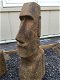 MOAI, groot stenen beeld, Paaseilanden , stenen beeld - 1 - Thumbnail