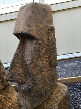 MOAI, groot stenen beeld, Paaseilanden , stenen beeld - 3