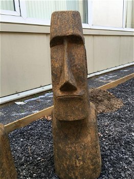 MOAI, groot stenen beeld, Paaseilanden , stenen beeld - 4