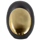 Windlicht theelicht metaal Eggs zwart/goud. - 0 - Thumbnail