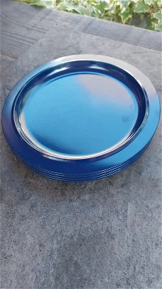 Mepal donker blauw ontbijtbordjes