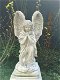 tuinbeeld van een engel , lief beeld , biddend - 2 - Thumbnail