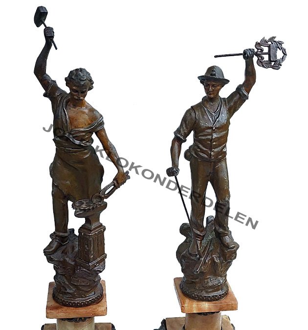= 2 Klokstel beelden = 47839 - B - Afbeelding 2