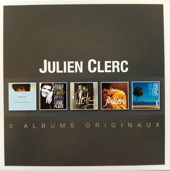 Julien Clerc – 5 Albums Originaux (5 CD) Nieuw/Gesealed - 0
