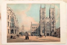 Lithografie T.S. Boys - Westminster Abbey, Hospital