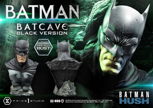 HOT DEAL P1S Batman Hush Bust 1/3 Batman Batcave Black Version - 1