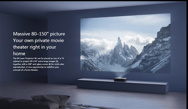 Xiaomi Mi 4K UHD Projector, Android TV 9.0, Dolby DTS - 2