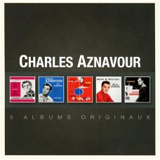 Charles Aznavour – 5 Albums Originaux  (5 CD) Nieuw/Gesealed
