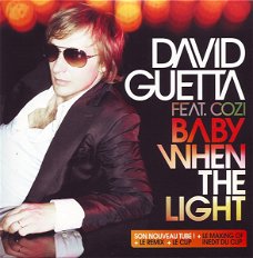 David Guetta Feat. Cozi – Baby When The Light  (5 Track CDSingle) Nieuw  