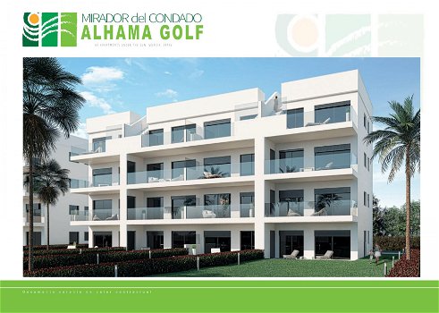 Ref: ORB02 NIEUWE APPARTEMENTEN IN GOLF RESORT ALHAMA GOLF, MURCIA - 0