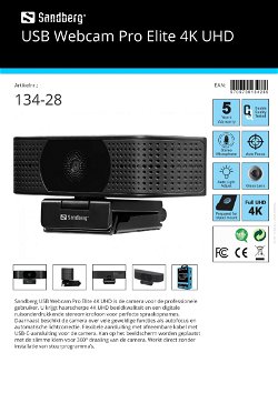 USB Webcam Pro Elite 4K UHD webcams