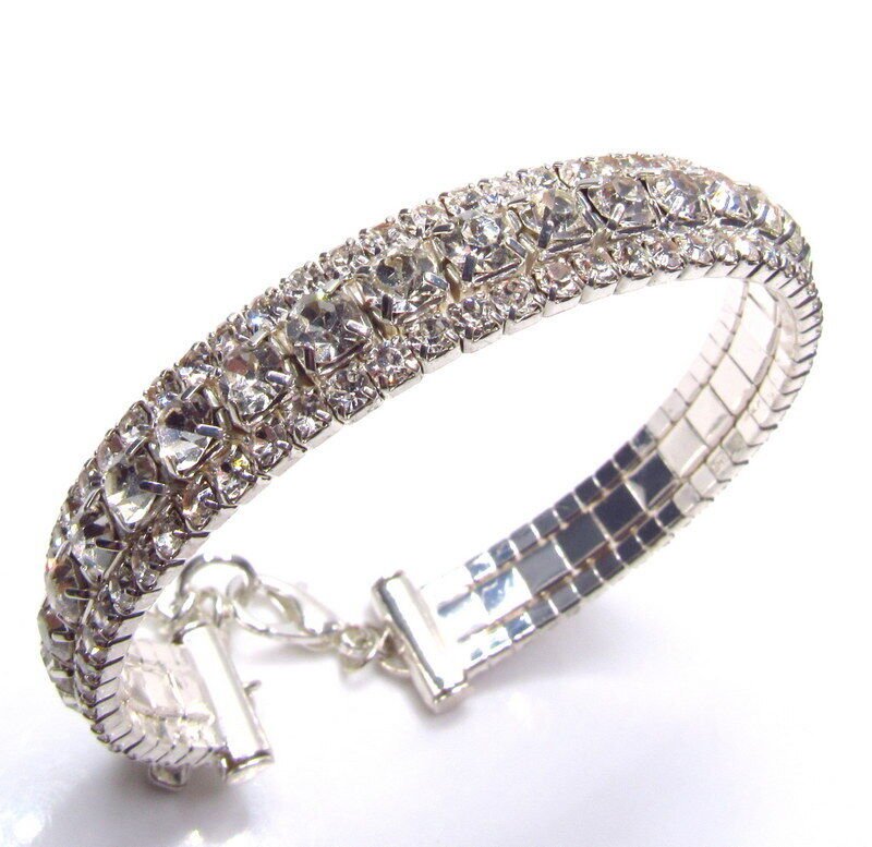Fraaie strassarmband van Nine West - nr. 1